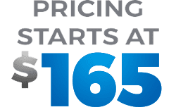Pricing Starts at $165